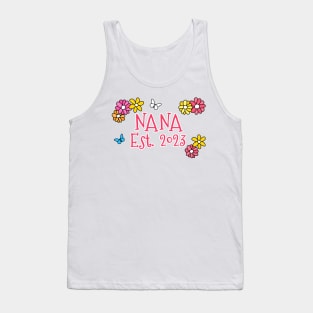 Nana Est 2023 Mother's Day Mothering Sunday Tank Top